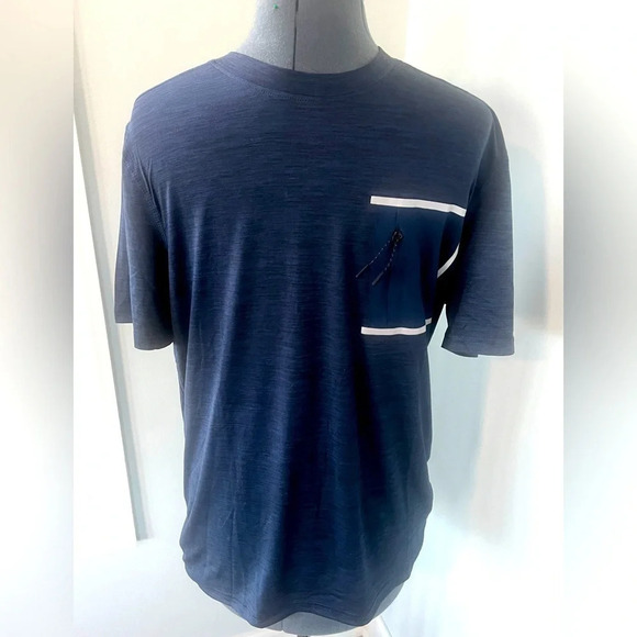NWT Motion Sz M Mountain Ops Short Sleeve Activewear Shirt Reflective Tape - Picture 1 of 16